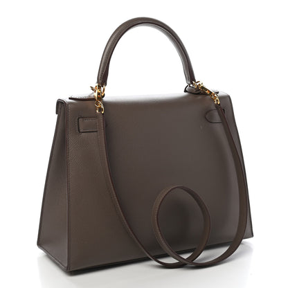 Hermes Epsom Kelly Sellier 28 Etain 3 of 39