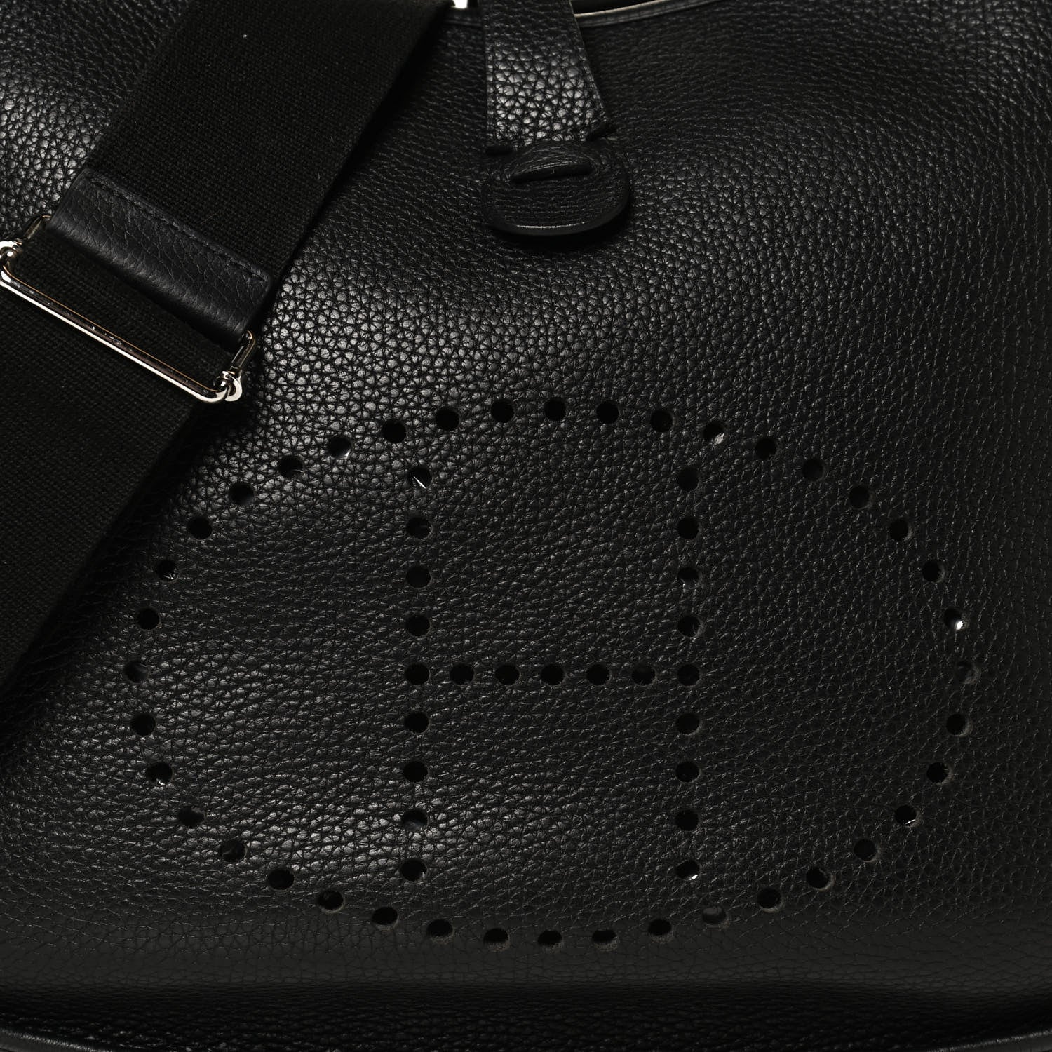 Hermes Taurillon Clemence Evelyne III PM Black 8 of 13