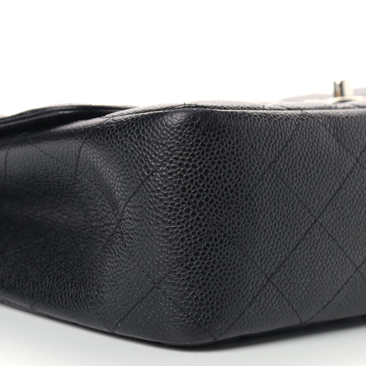 Caviar Quilted Jumbo Single Flap Black