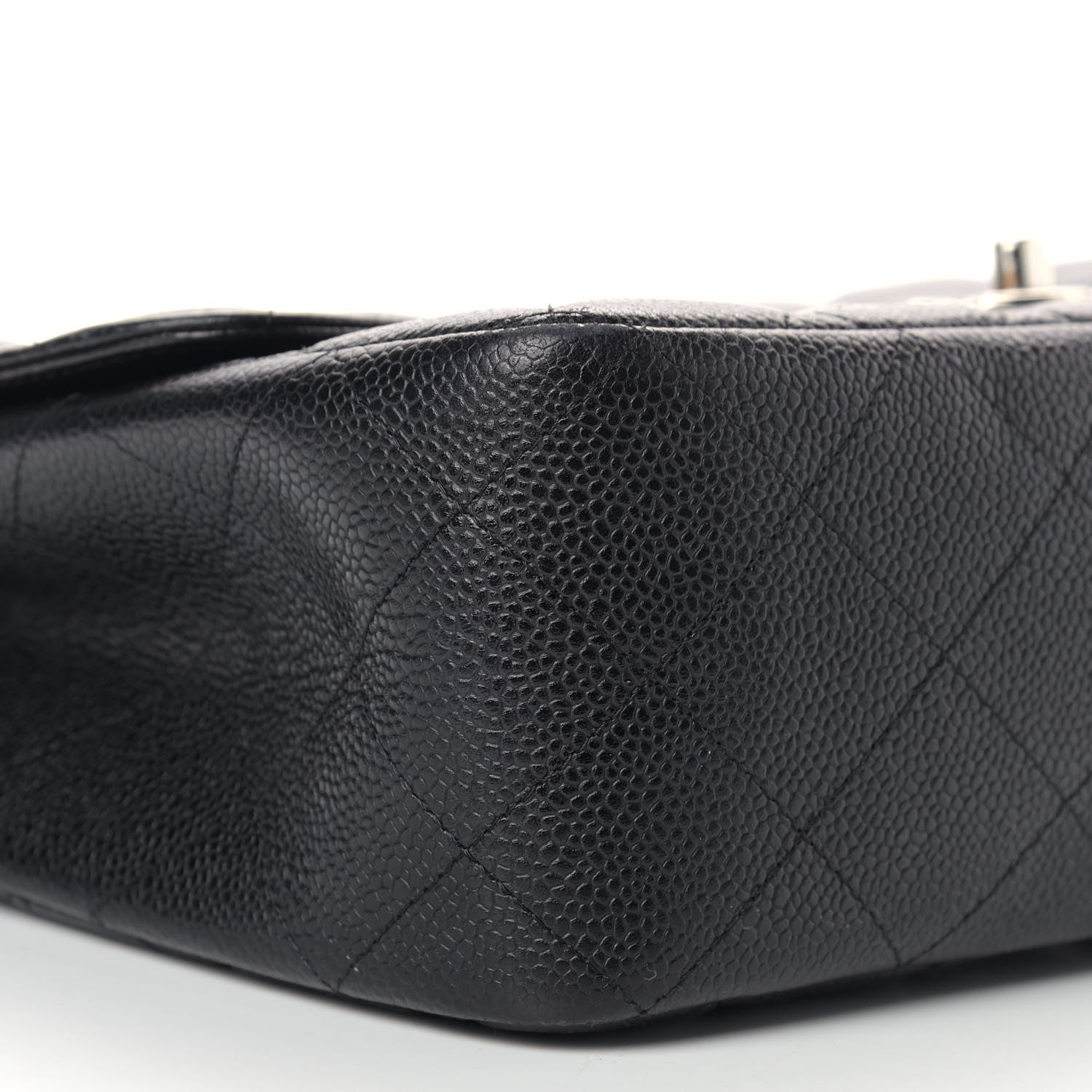 Chanel Caviar Quilted Jumbo Single Flap Black 8 of 12