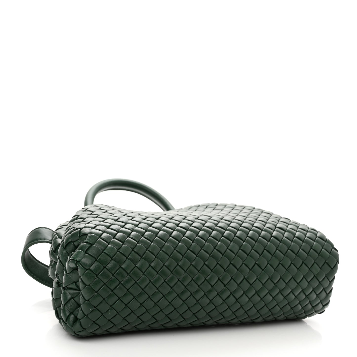 Nappa Intrecciato Small Handle Bag Raintree