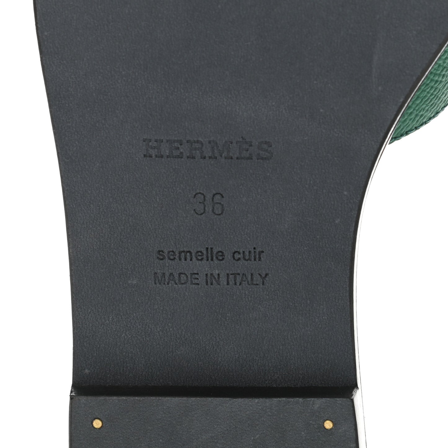 Epsom Oran Sandals 36 Malachite