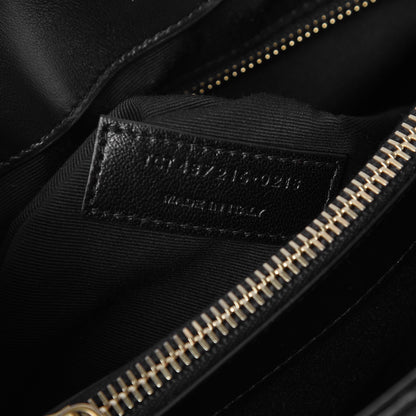 Saint Laurent Calfskin Y Quilted Monogram Medium Loulou Chain Satchel Black 8 of 8