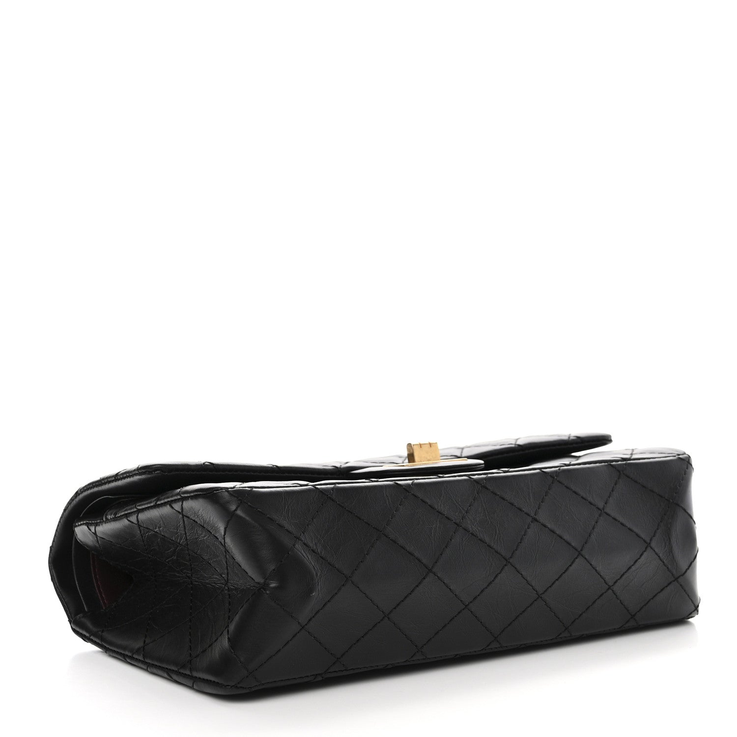 Chanel Aged Calfskin Quilted 2.55 Reissue 225 Flap Black 4 of 11