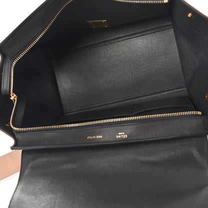 Celine Smooth Calfskin Nubuck Small Tri-Color Trapeze Nude 10 of 13