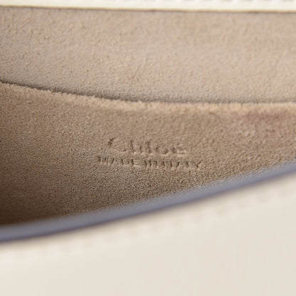 Chloe Calfskin Suede Small Nile Bracelet Bag Off White 8 of 8