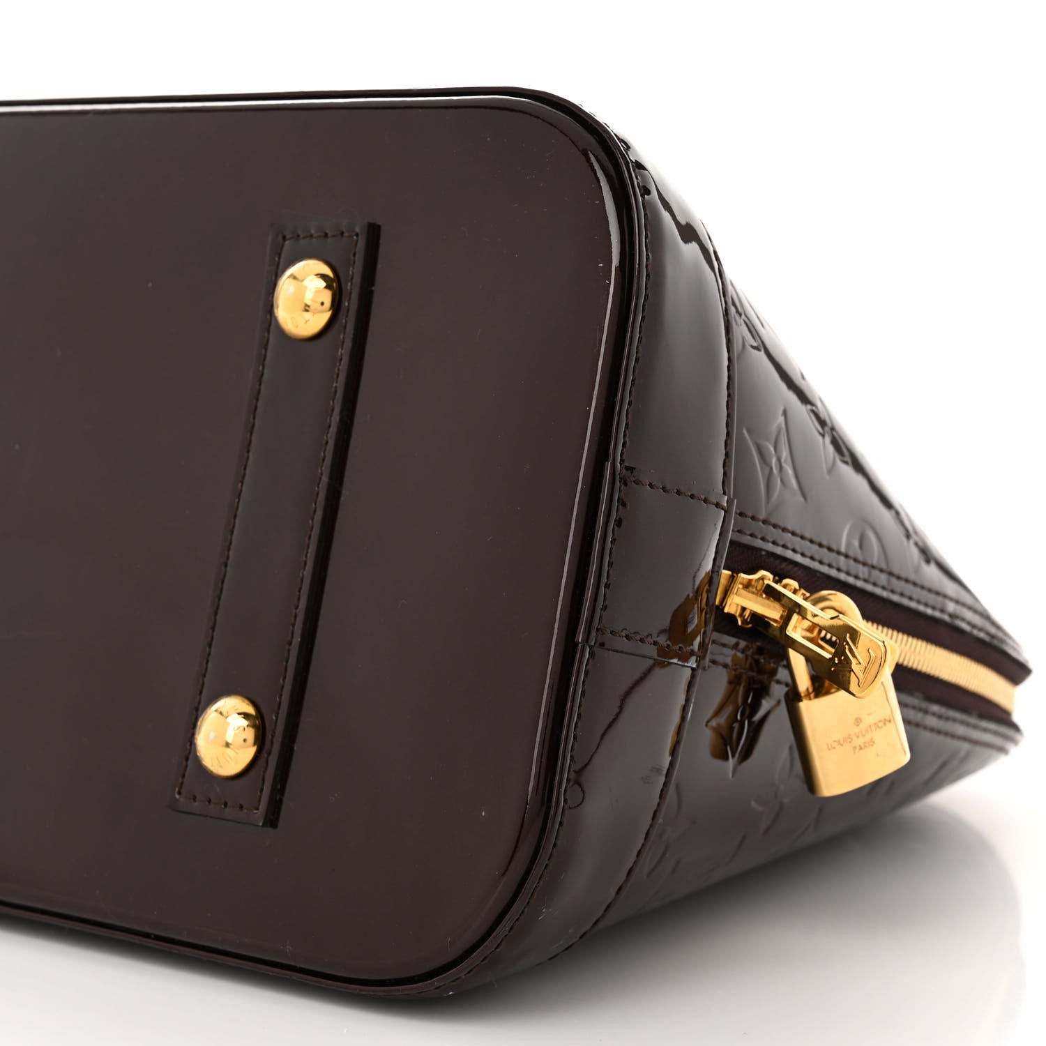 Louis Vuitton Vernis Alma MM Amarante 9 of 10
