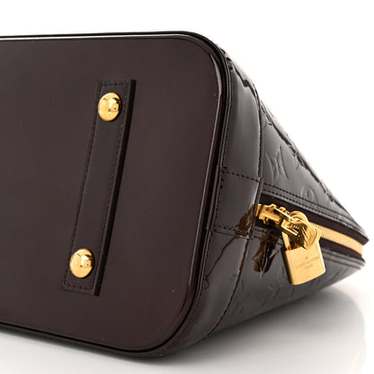 Louis Vuitton Vernis Alma MM Amarante 9 of 10