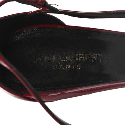 Saint Laurent Vernice Grupy Cassandra 100 Sandals 41 Hot Red 9 of 10