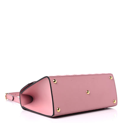 Gucci Guccissima Signature Small Padlock Top Handle Bag Rose Baby Candy 3 of 9