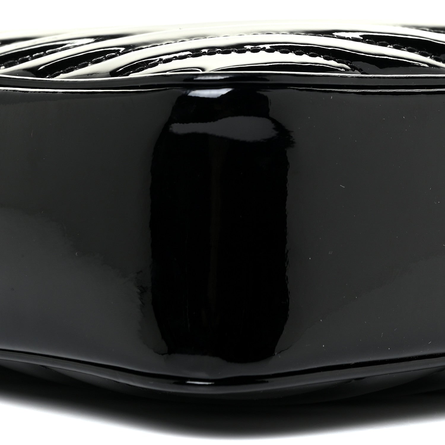Saint Laurent Patent Calfskin Matelasse Monogram Lou Camera Bag Black 8 of 13