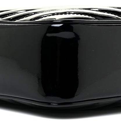 Saint Laurent Patent Calfskin Matelasse Monogram Lou Camera Bag Black 8 of 13