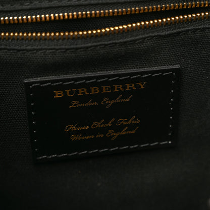Burberry Grainy Calfskin House Check Small Canterbury Berry Pink 6 of 9