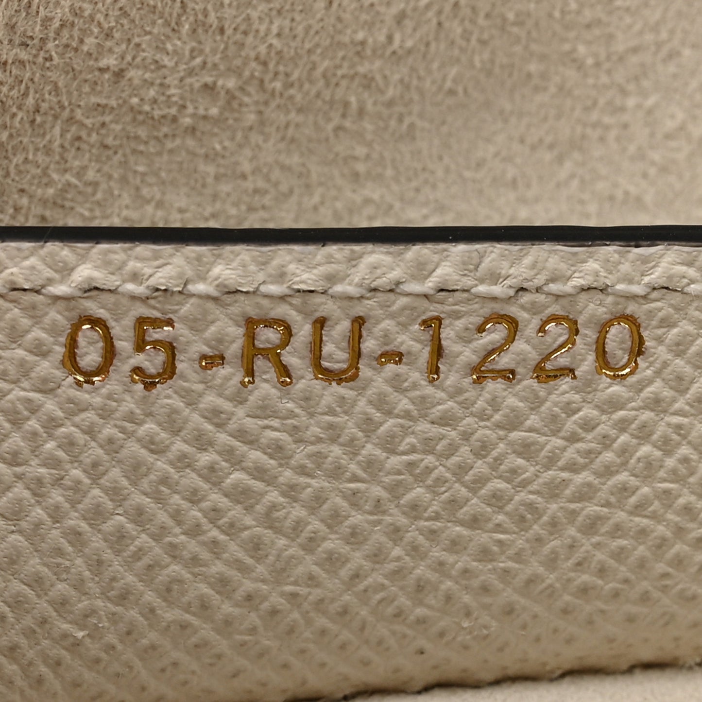 Grained Calfskin Saddle Bag White