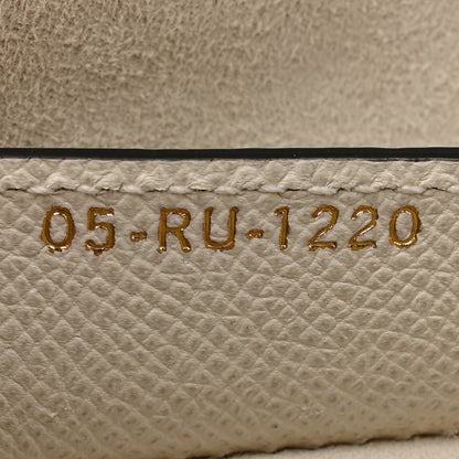 Christian Dior Grained Calfskin Saddle Bag White 7 of 11