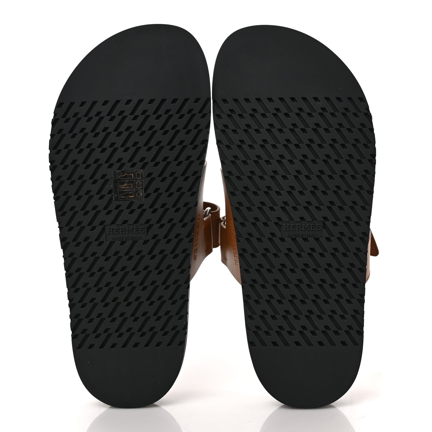 Calfskin Womens Chypre Sandals 38.5 Naturel