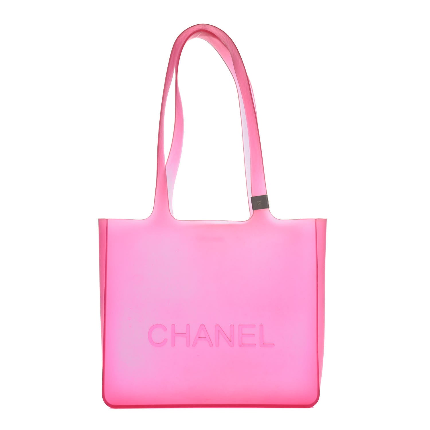 Chanel Jelly Rubber Tote Pink 1 of 8