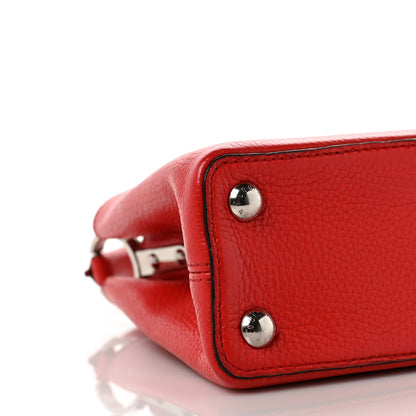 Louis Vuitton Taurillon Capucines BB Coquelicot 6 of 10