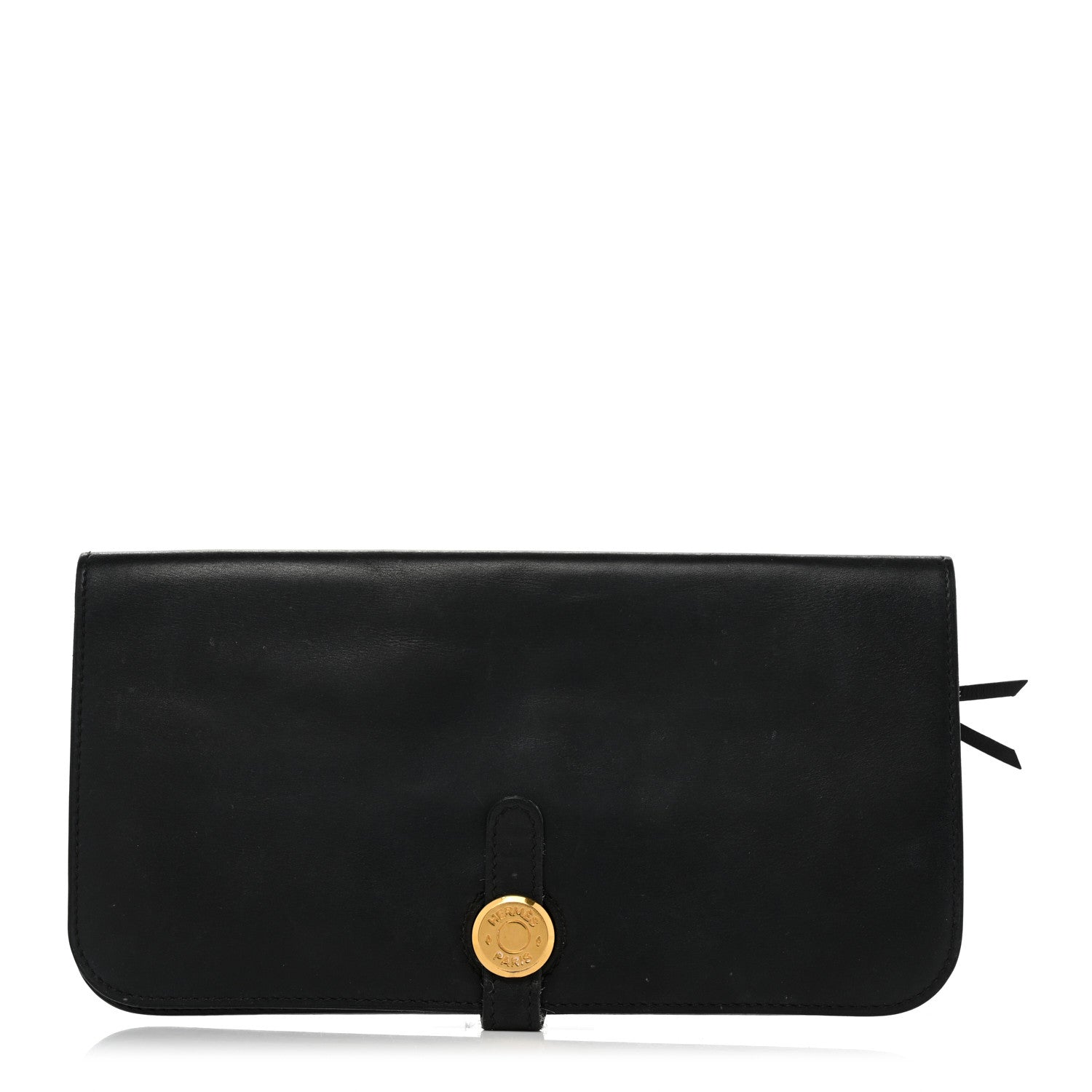 Hermes Swift Dogon Recto Verso Wallet Black 1 of 10