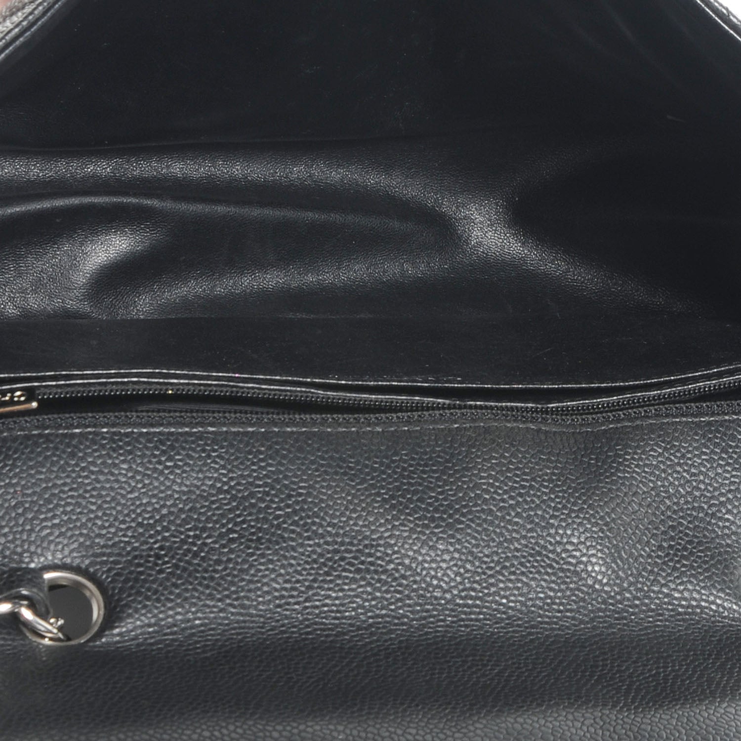 Chanel Caviar Jumbo Single Flap Black 5 of 7