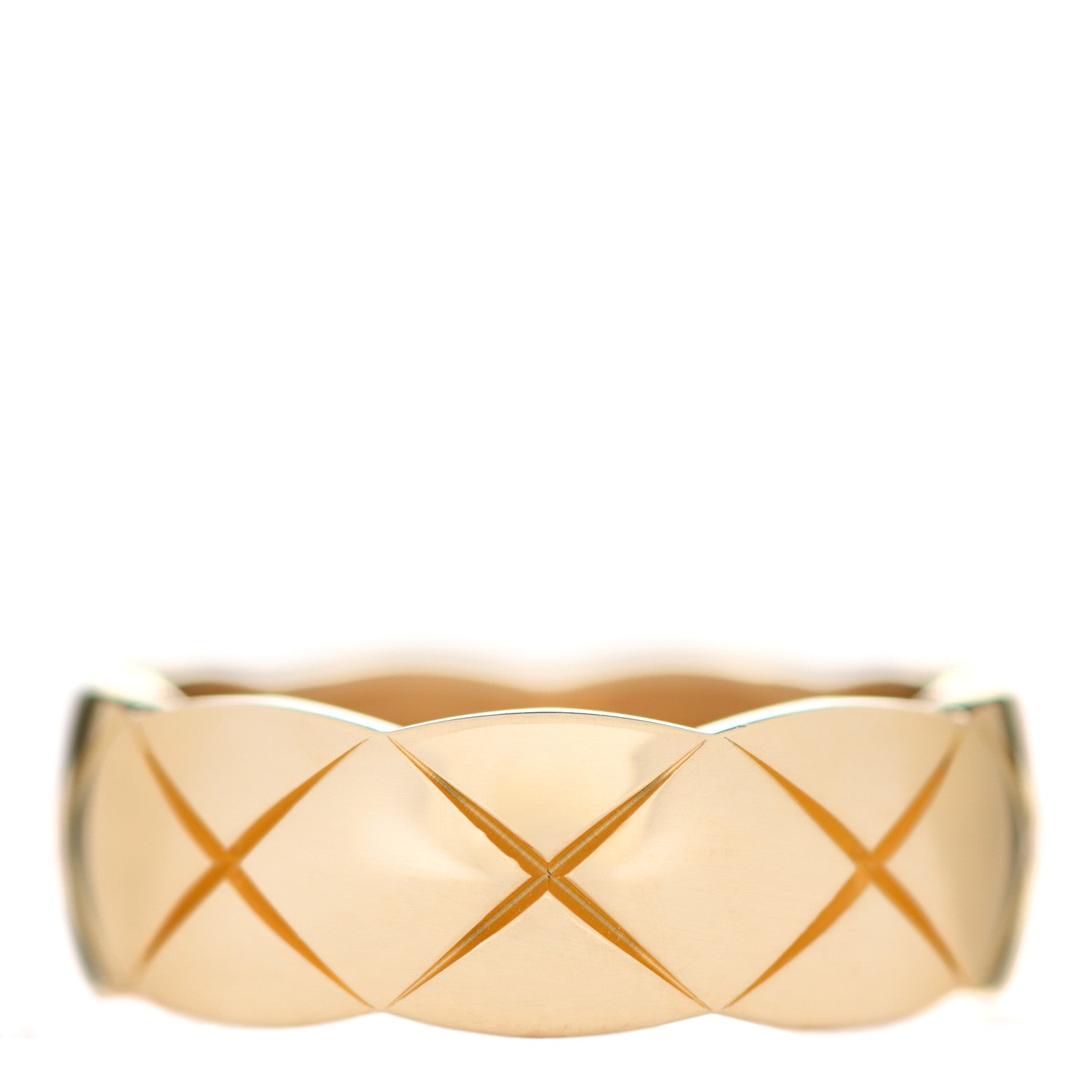 Chanel 18K Yellow Gold Small Coco Crush Ring 51 5.75 1 of 7