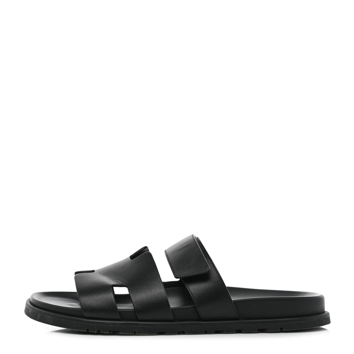 Calfskin Mens Chypre Sandals 43 Black