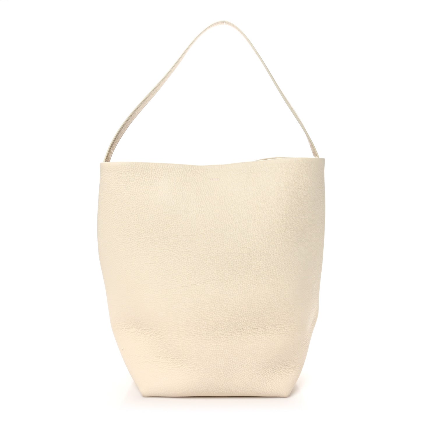Grained Calfskin Large N/S Park Tote Ivory