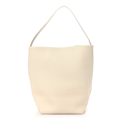 The Row Grained Calfskin Large N/S Park Tote Ivory 1 of 12
