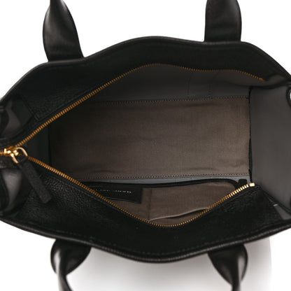 Marc Jacobs Grained Calfskin Medium The Tote Bag Black 5 of 9
