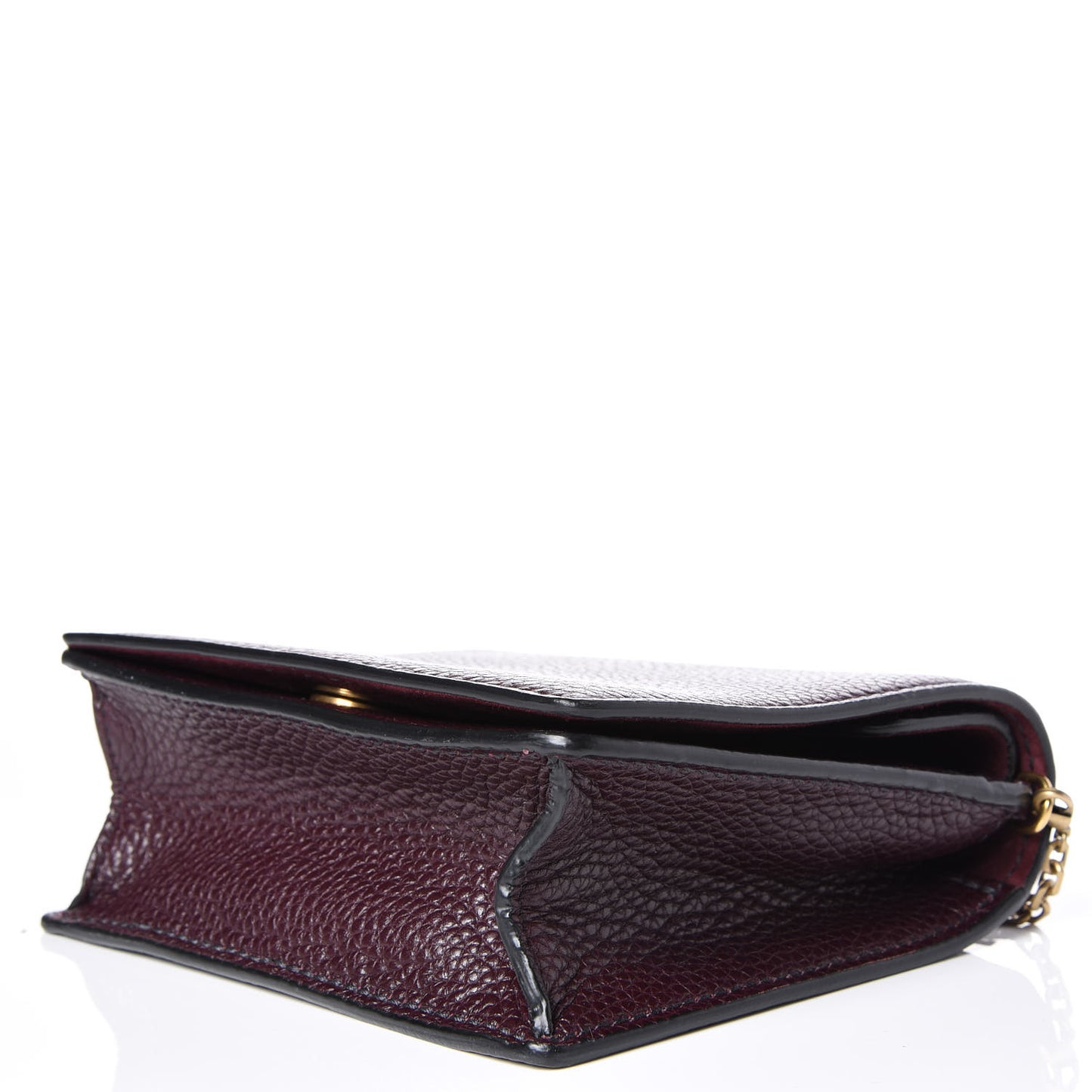 Grained Calfskin D-Bee Crossbody Burgundy