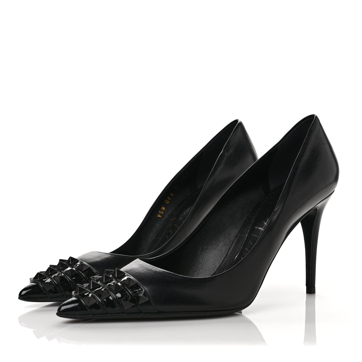 Kidskin Rockstud Alcove 90mm Pumps 38.5 Black