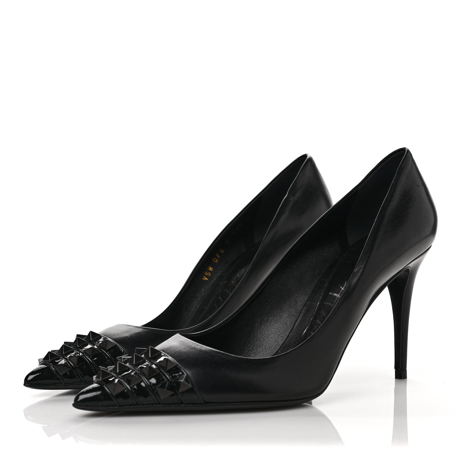 Valentino Garavani Kidskin Rockstud Alcove 90mm Pumps 38.5 Black 3 of 9