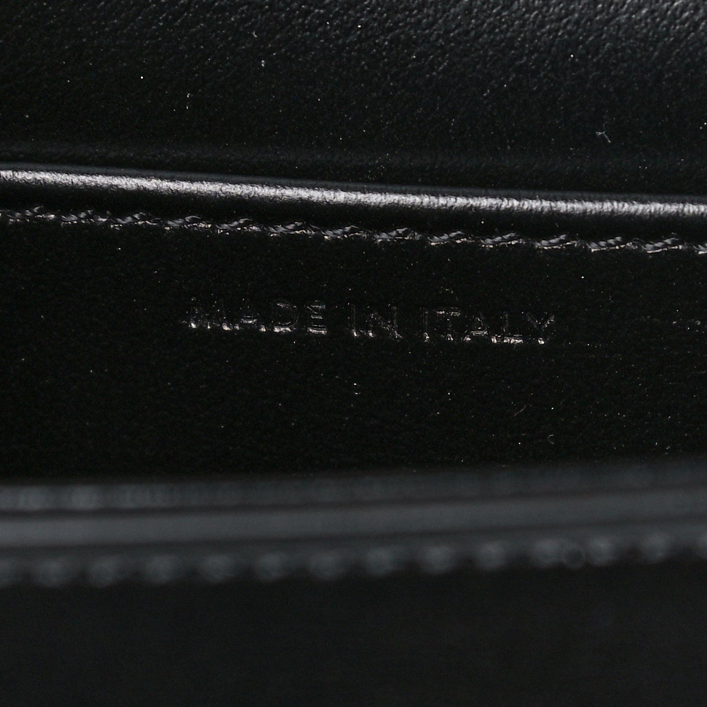 Shiny Calfskin Mini Triomphe Black