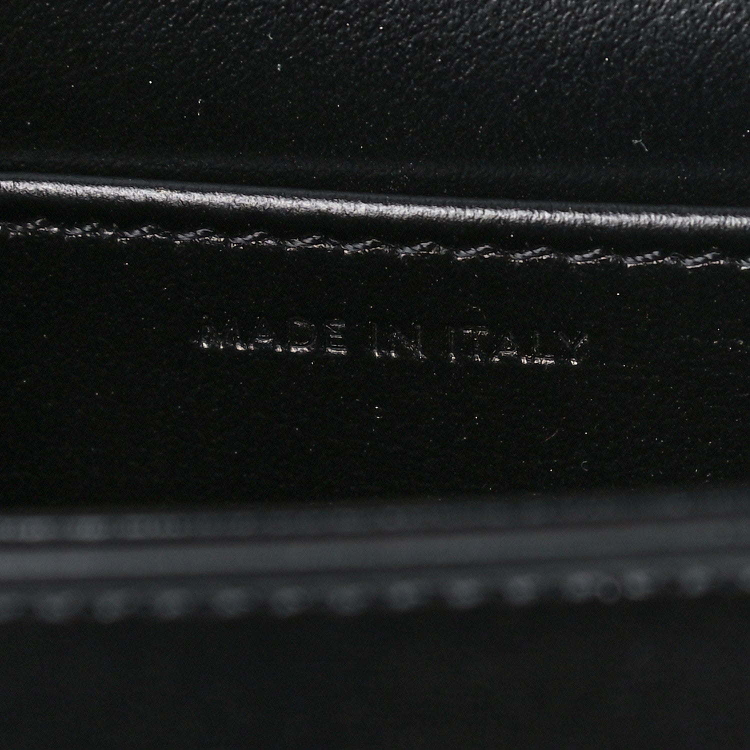 Celine Shiny Calfskin Mini Triomphe Black 7 of 10