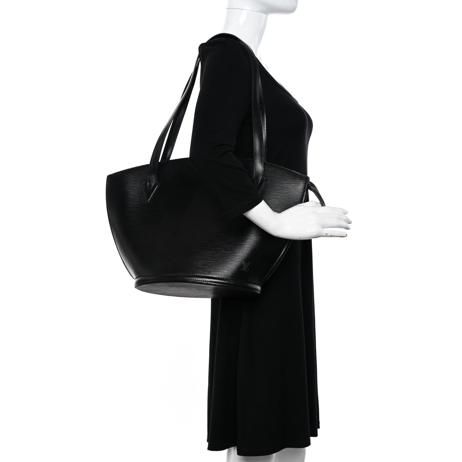 Louis Vuitton Epi Saint Jacques PM Long Straps Black 2 of 11