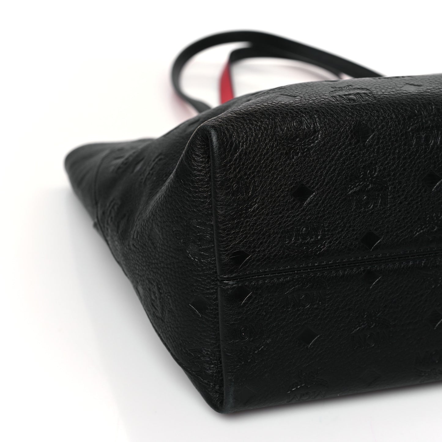 Calfskin Ottomar Monogram Medium Klara Shopper Tote Black