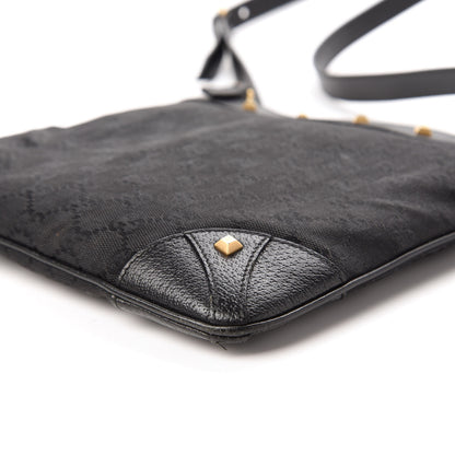 Gucci Monogram Studded Messenger Black 7 of 10