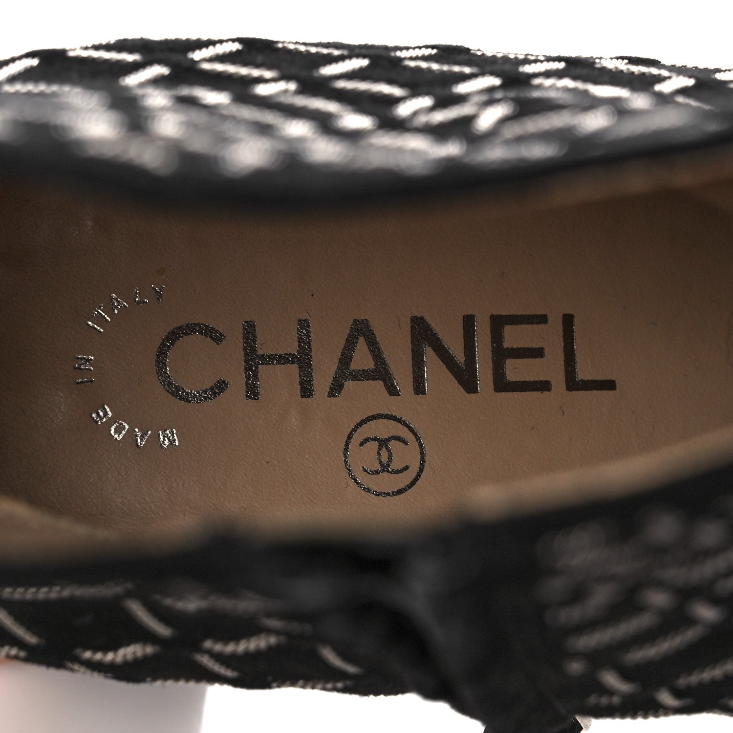 Chanel Kid Suede Chaine Short Boots 40.5 Black 7 of 9