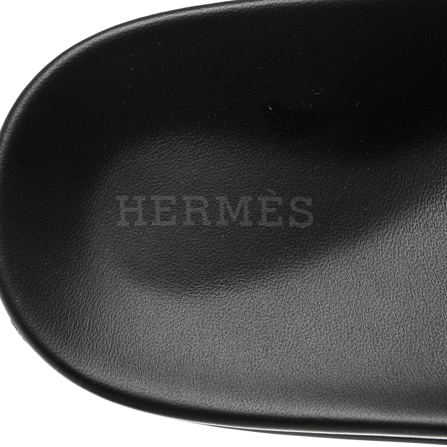 Hermes Calfskin Womens Empire Sandals 37 Black 7 of 9