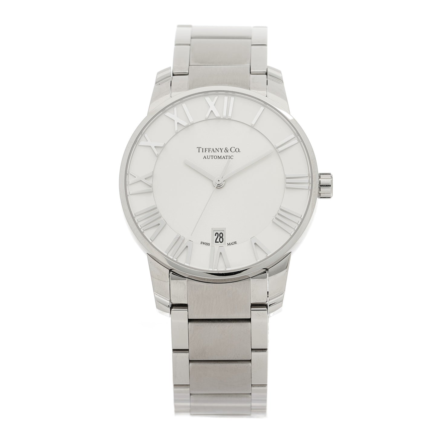 Stainless Steel 37mm Atlas 3-Hand Automatic Watch