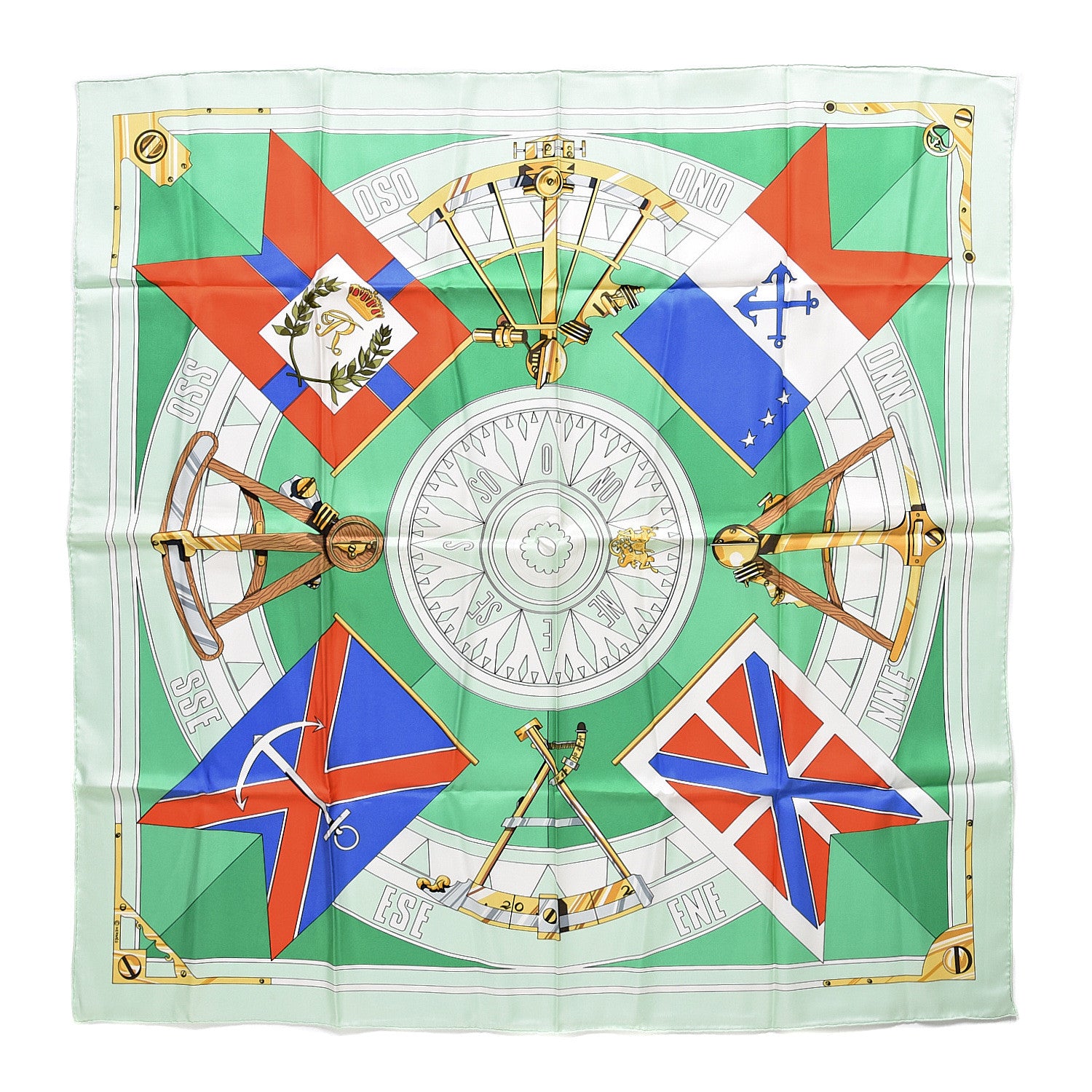 Hermes Silk Sextants Scarf 90 1 of 4