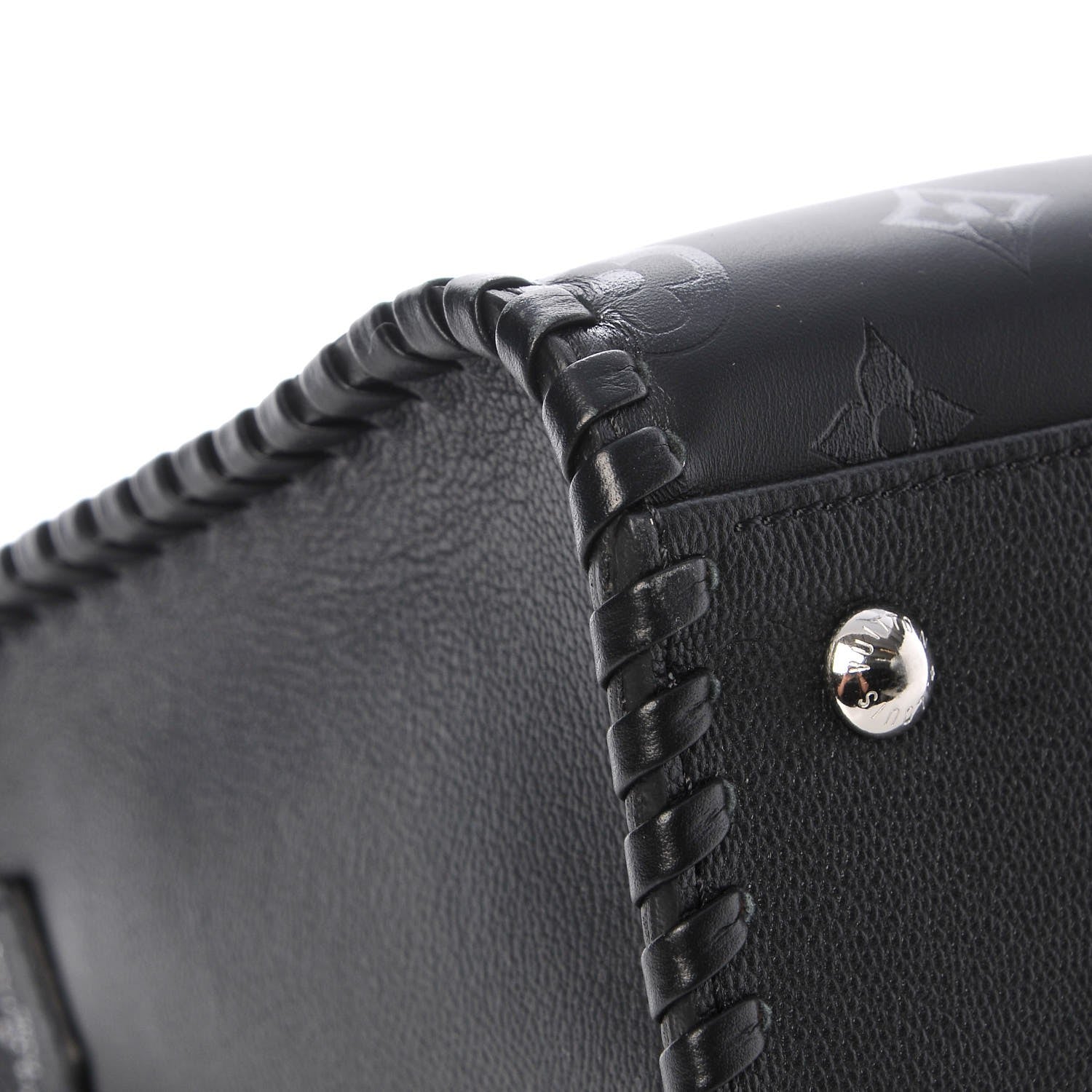 Louis Vuitton Monogram Cuir Plume Very Zipped Tote Black 7 of 9