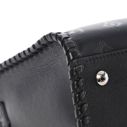 Louis Vuitton Monogram Cuir Plume Very Zipped Tote Black 7 of 9