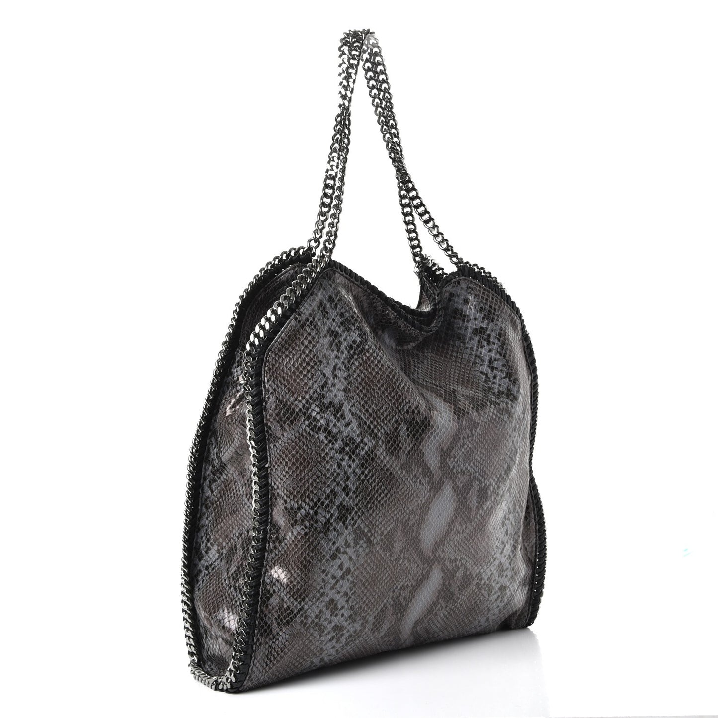 Eco Python Big Falabella Tote Dark Grey