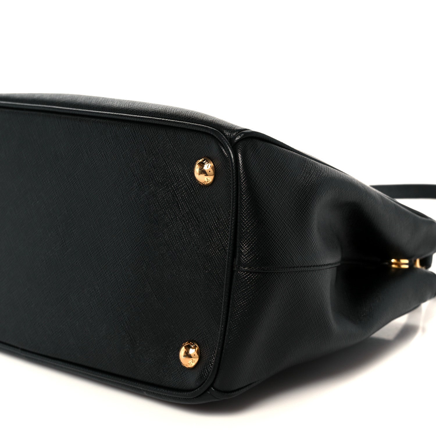 Prada Saffiano Small Galleria Double Zip Tote Black 11 of 11