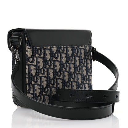 Christian Dior Oblique Smooth Calfskin Messenger Beige Black 3 of 13