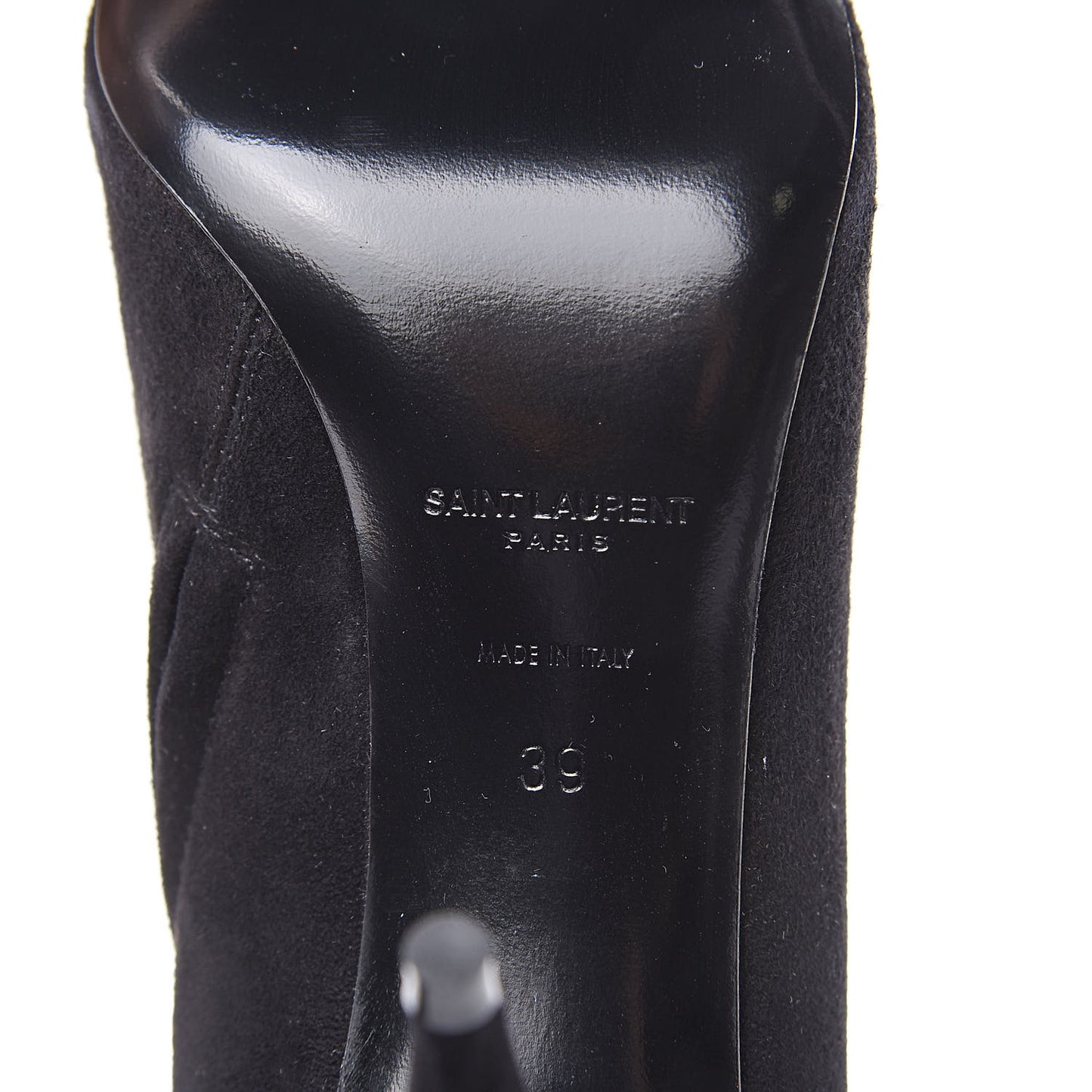 Suede Kiki Ankle 85 Zip Boot 39 Black