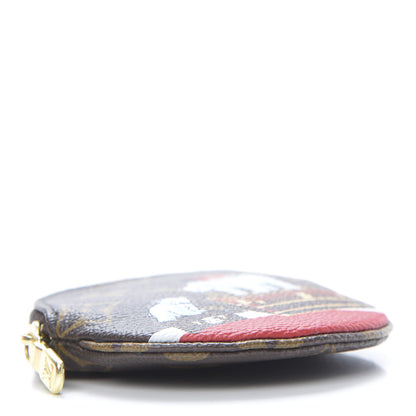 Louis Vuitton Monogram 2017 Christmas Animation Round Coin Purse 4 of 7
