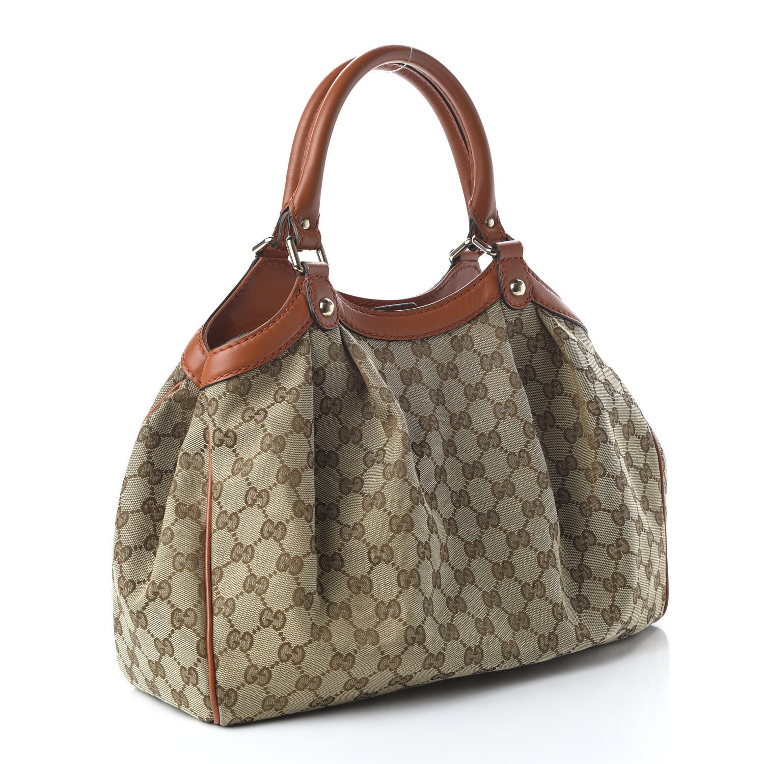 Gucci Monogram Medium Sukey Tote Orange 3 of 10