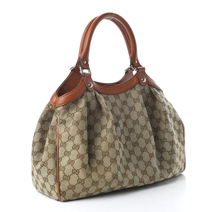 Gucci Monogram Medium Sukey Tote Orange 3 of 10